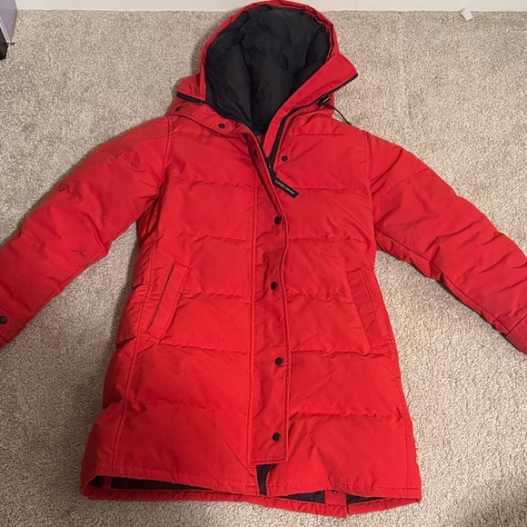 Canada Goose Women's Vibrant Red Puffer Jacket - Picture 3 of 5